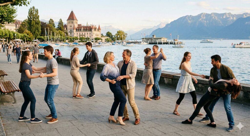 West Coast Swing Tanzpaare in Lausanne