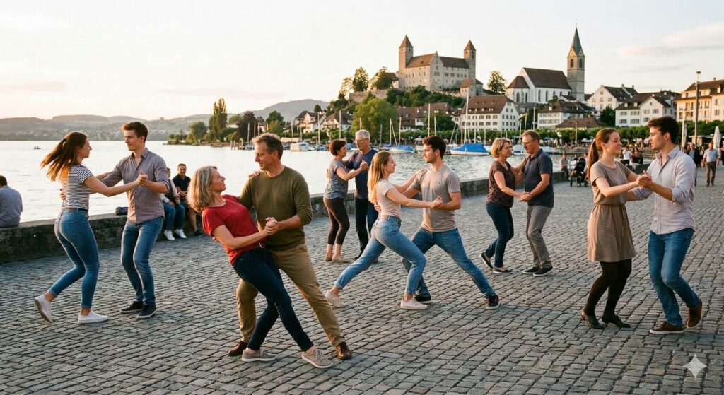West Coast Swing Tanzpaare in Rapperswil